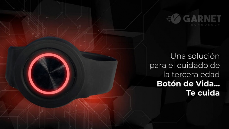 Botón de Vida De Garnet Technology