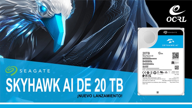 Seagate anunció el lanzamiento del nuevo SkyHawk AI de 20 TB