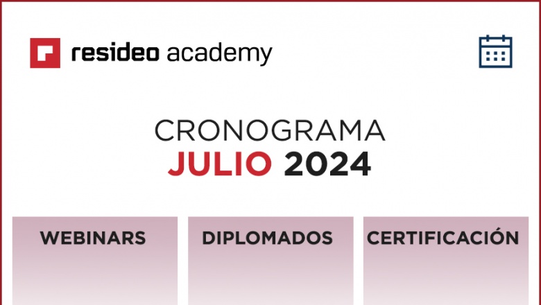 En julio capacítate con Resideo