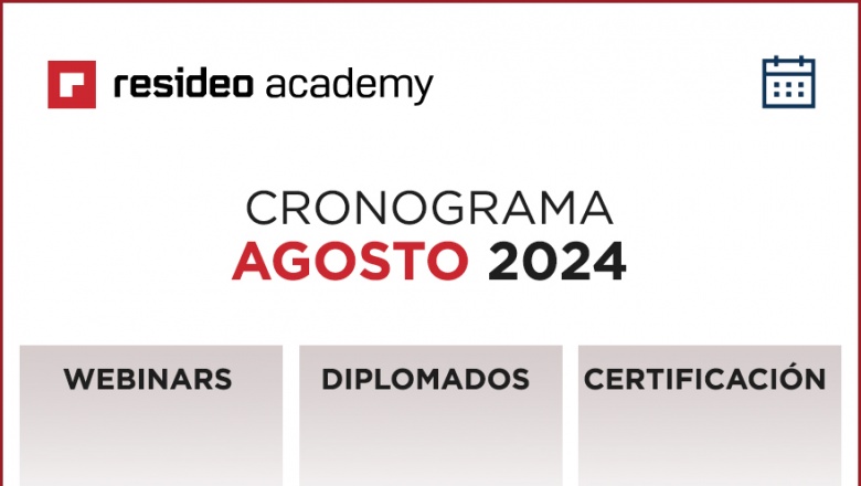 En agosto capacítate con Resideo