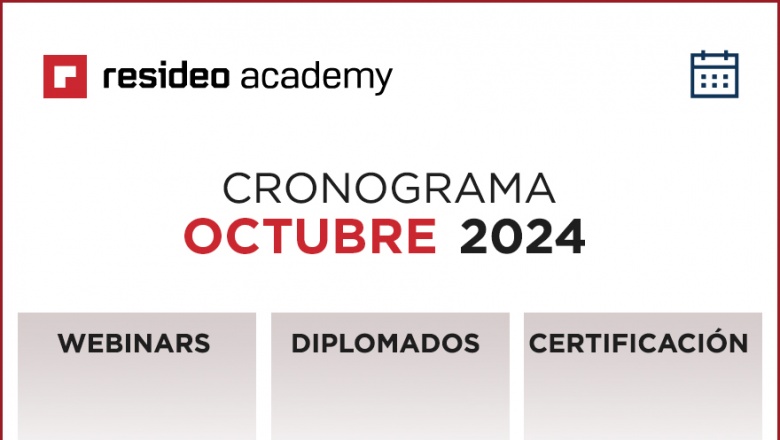 Resideo Academy: cronograma OCTUBRE