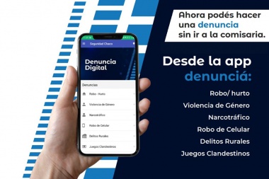 La provincia Argentina de Chaco lanzó una App para realizar denuncias digitales